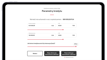 Porównywarka kredytów hipotecznych i kalkulator wkładu własnego